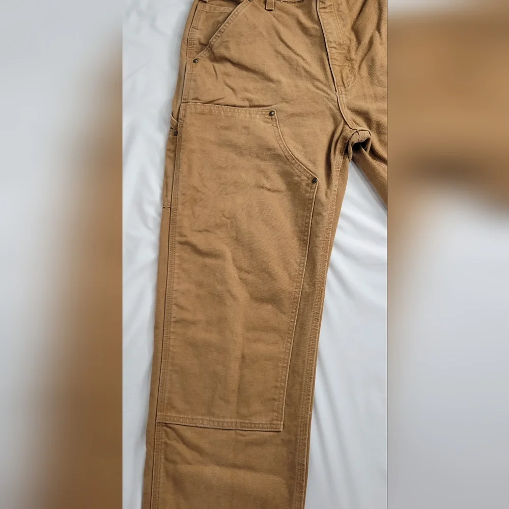 Carhartt Men's Tan Work Pants Size 34X32 - Picture 8 of 13